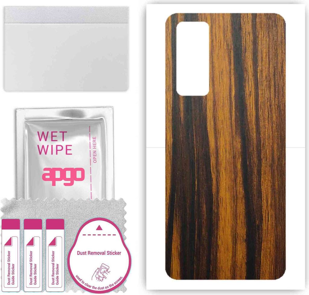 apgo Rückseite Schutzfolie, Skin, kompatibel mit Huawei P Smart 2021 NFC, Hinten Displayschutzfolie aus Vinylfolie, kratzfest, einfache Montage - ...