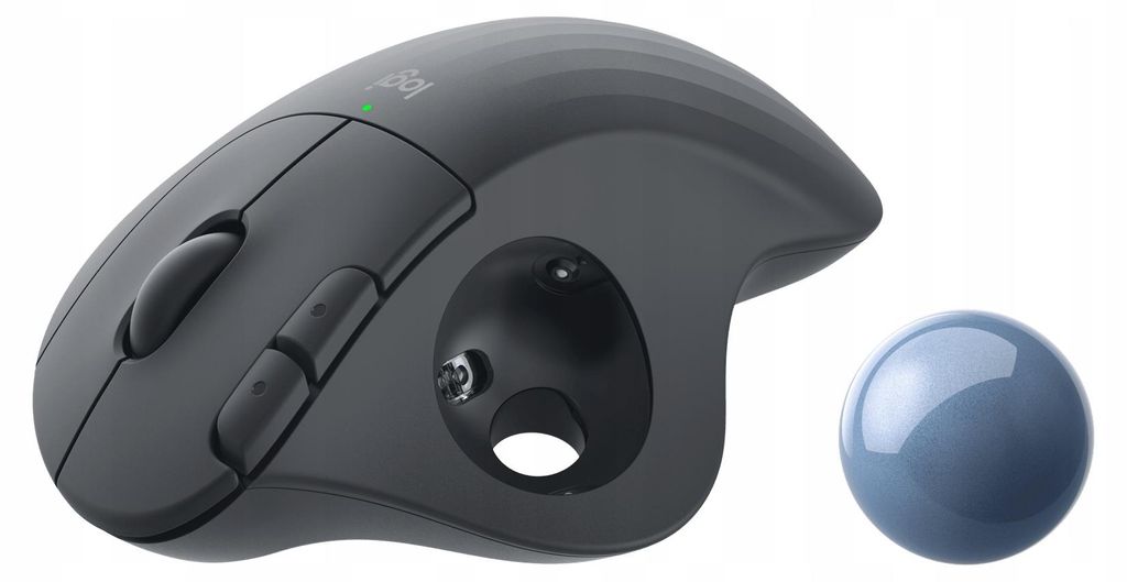 Logitech ERGO M575 Trackball Maus 2000 DPI Graphit Produktbild 