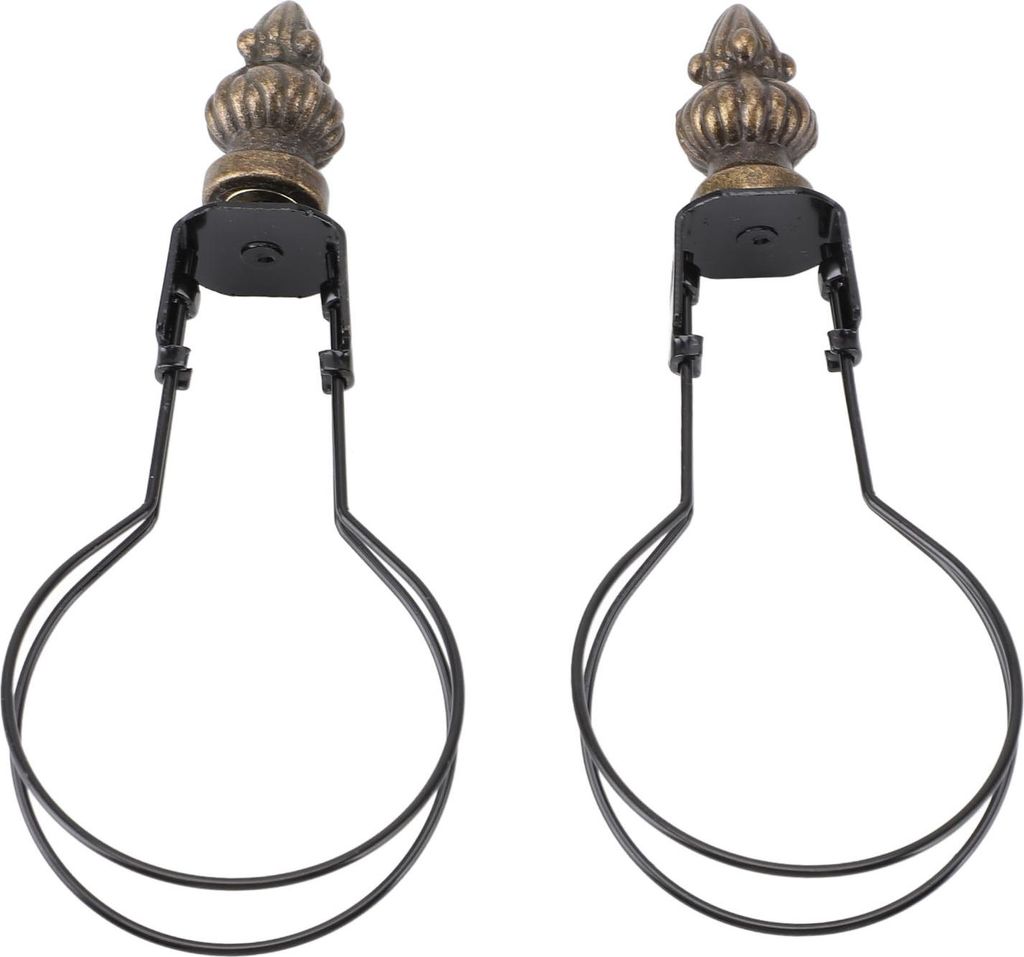 2pcs Lampe Glühbirne Clip Adapter Moderne stilvolle Metall Lampenschirm Halterung Adapter Clip auf Lampenschirm Adapter für Wohnzimmer Schlafzimm...
