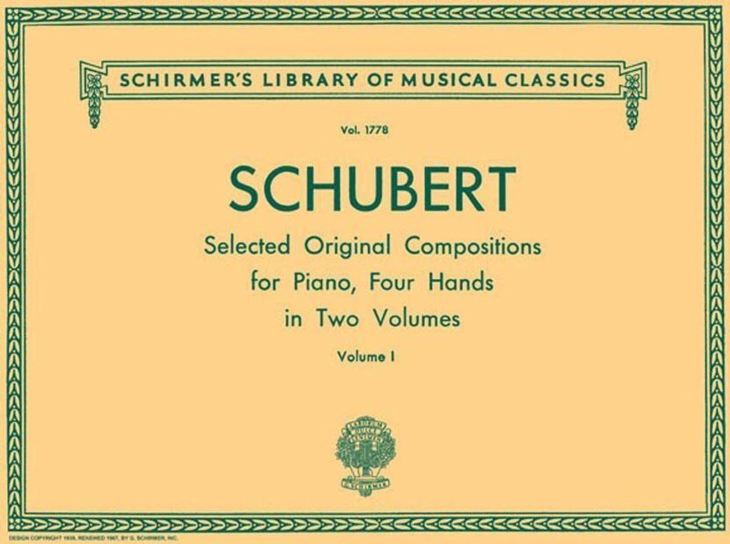 Schubert, F: Original Compositions for Piano, 4 Hands - Volu