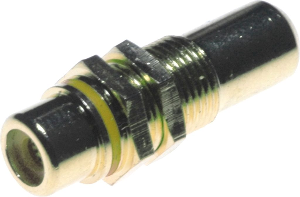 Lyndahl LKPA015 RCA Cinch Durchgangsdose für Frontplattenmontage, hartvergoldet Farbe: Gelb
