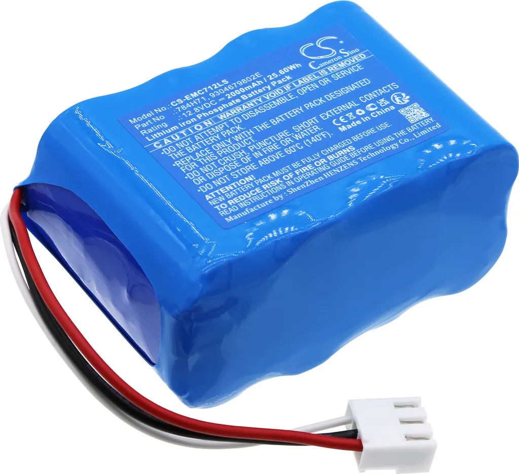 Batterie EVCH12 pour DUAL-LITE remplace 784H71 et 9304679802E de TECHTEK