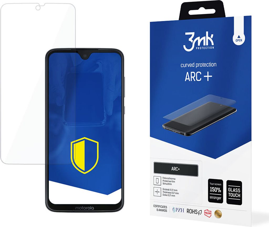 3mk Display Schutzfolie ARC+ für Motorola Moto G7 0,17mm Self-Heal