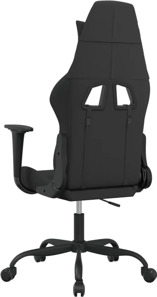 Sedia da gioco in tessuto nero - 5