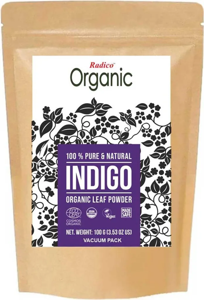 Poudre d'Indigo Radico 100g : Soin Capillaire Bio Haute Pureté