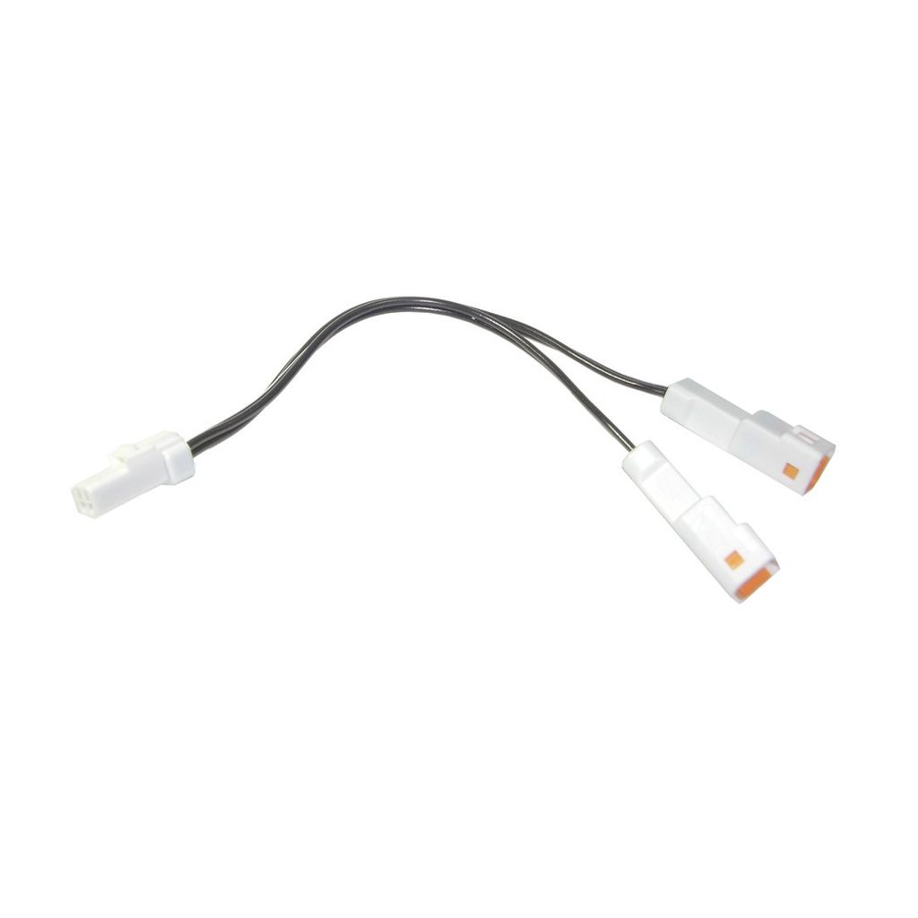 HAIBIKE 815152 Y-Kabel E-Bike Yamaha für Vorderrad + Hinterrad Licht ohne Anschlussstecker,2015, schwarz