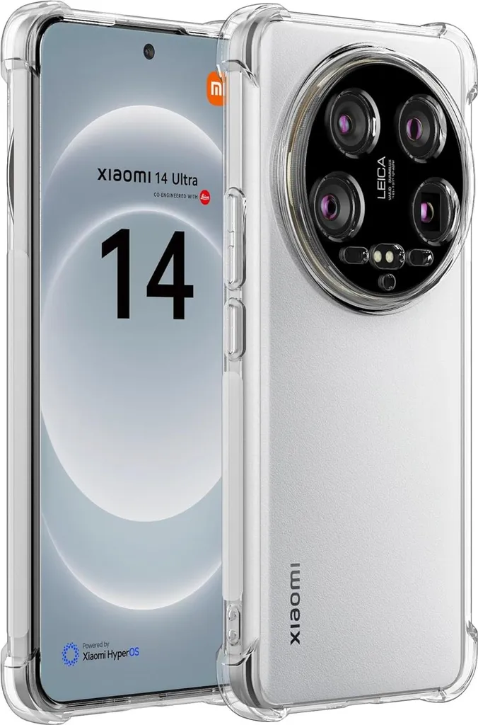 Cover Xiaomi 14 Ultra Clear Case | Design Sottile Protezione Urti
