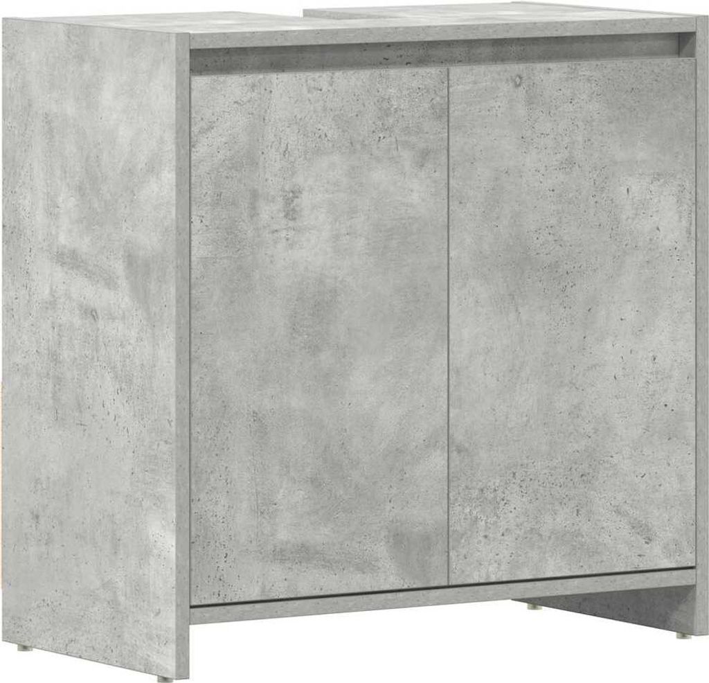 vidaXL Badezimmerschrank Betongrau 60x33x61 cm Produktbild 