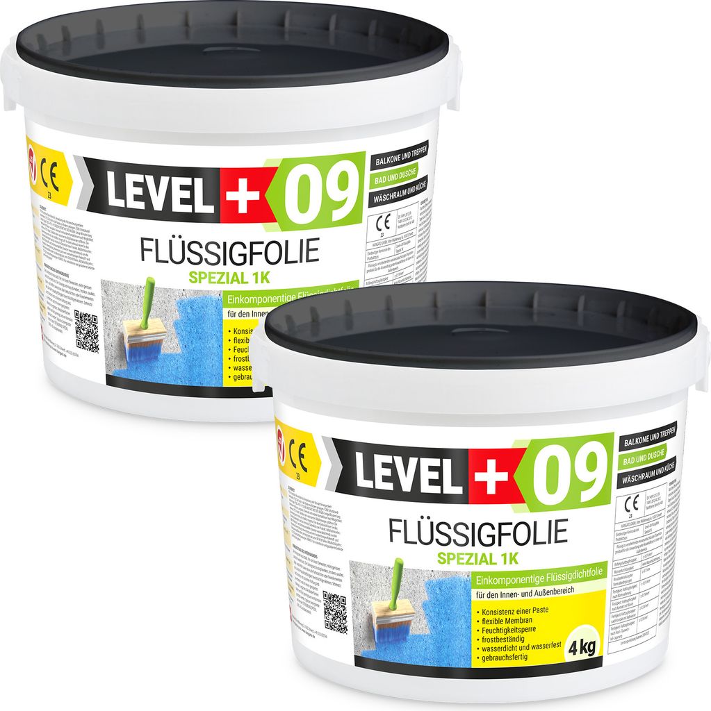 Dichtfolie 8kg Flüssigfolie Bad und Balkon Abdichtung Produktbild 