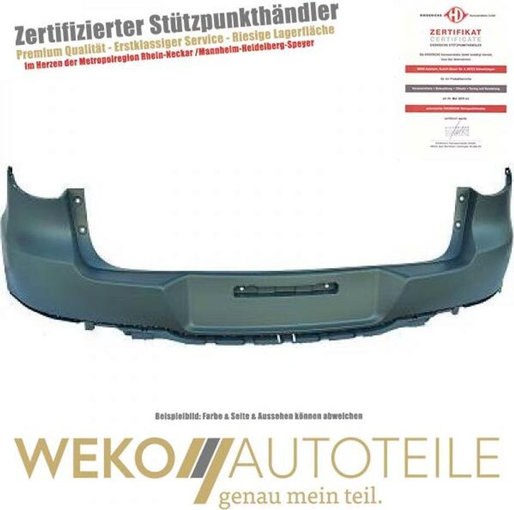 Stoßstange hinten DIEDERICHS 2255055 für VW