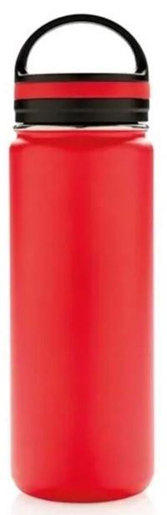 XD Design Edelstahl Vakuumflasche Rot 500 ml doppelwandig vakuumisoliert 5h heiß 15h kalt
