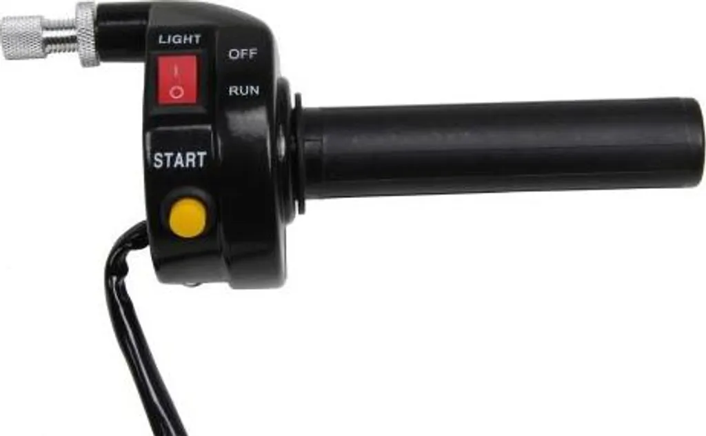 Gruppo Acceleratore Universale 22mm - Interruttore Luci e Start