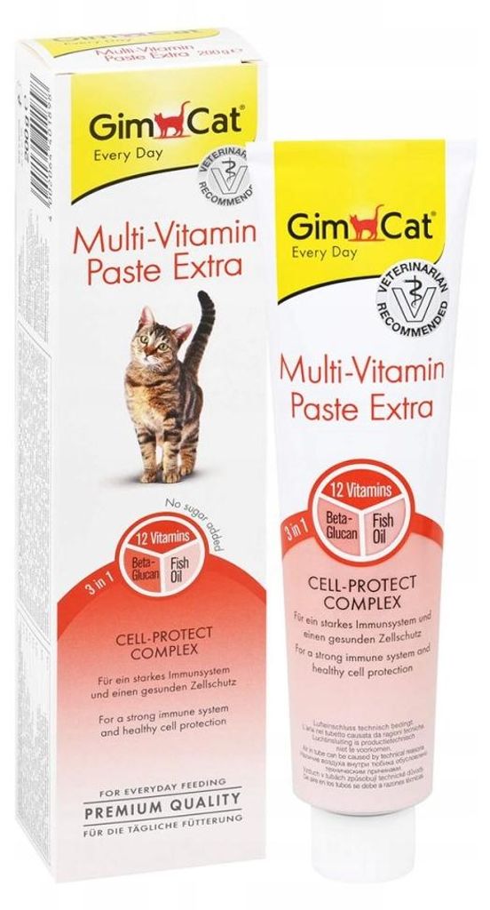 GimCat Multi-Vitamin Pasta Extra, 200 gram Productafbeelding 