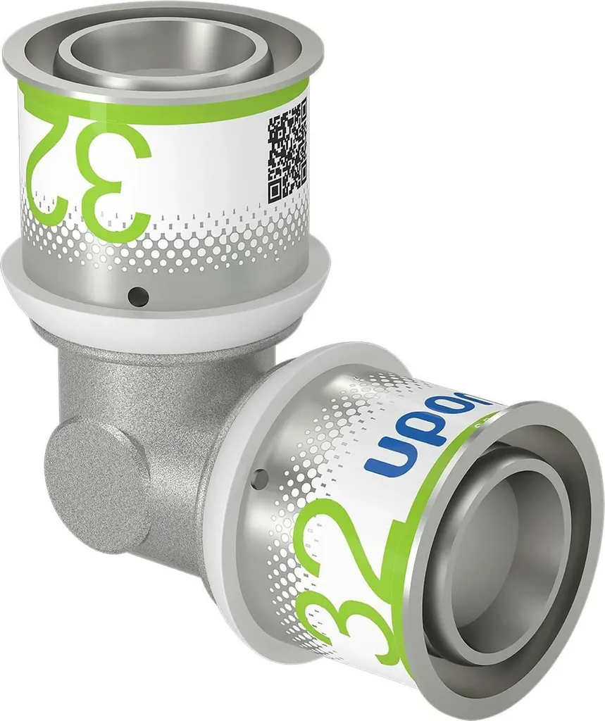 Coude à Sertir Uponor S-Press PLUS 32mm avec Indicateur de Sécurité
