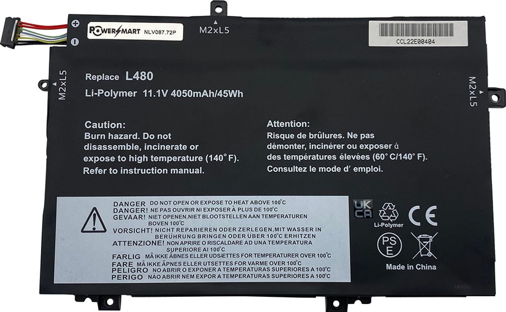 PowerSmart 4050mAh akku für LENOVO ThinkPad L480 L580 01AV464 L17C3P52 L17M3P53 SB10K97613
