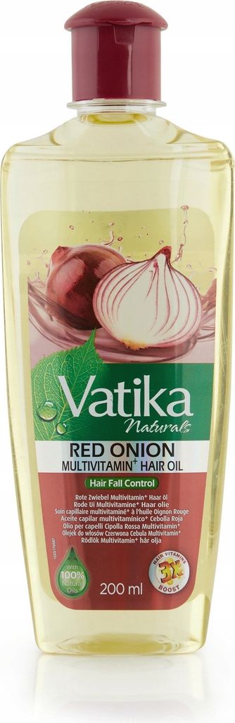 Vatika Naturals Red Onion Hair Oil 200ml Enriched with Produktbild 