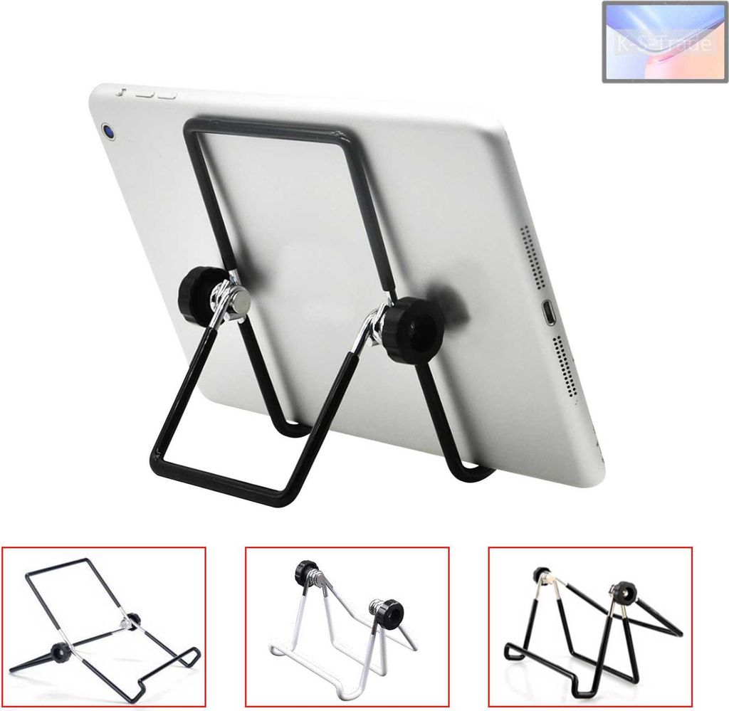 K-S-Trade Tablet-Ständer Tablet-Halterung Tablet-Aufsteller kompatibel mit Blackview Tab 15 faltbarer Tischständer Tablet Halterung