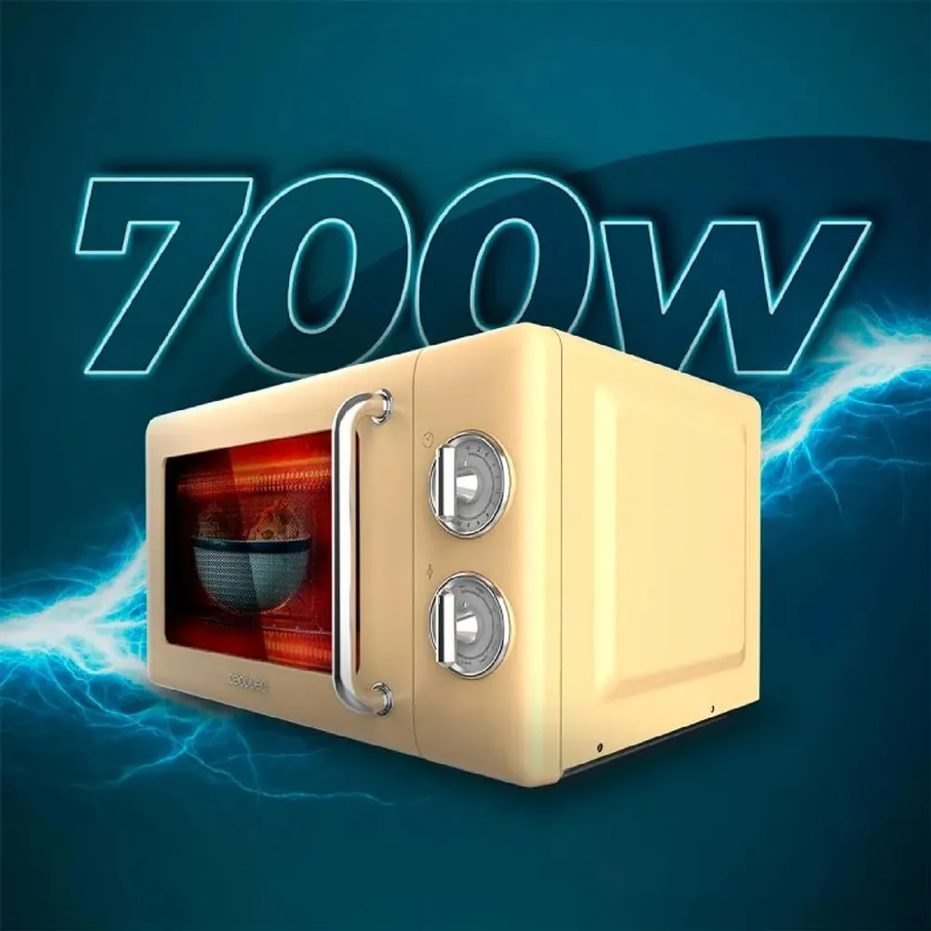Micro-ondes avec Grill et Commandes Digitales Cecotec 3110 Jaune 20L - 12