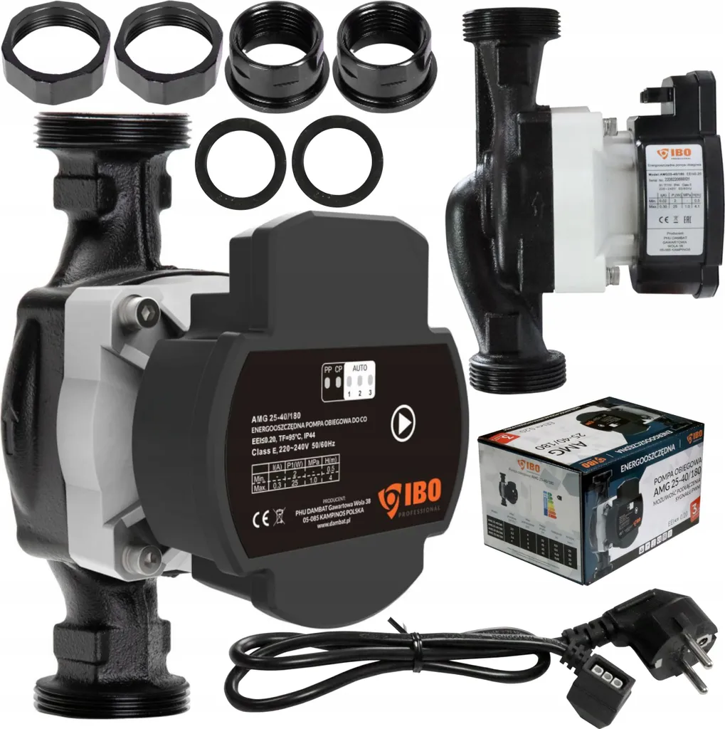 Pompe de circulation électronique AMG 25-80/180 pour chauffage central