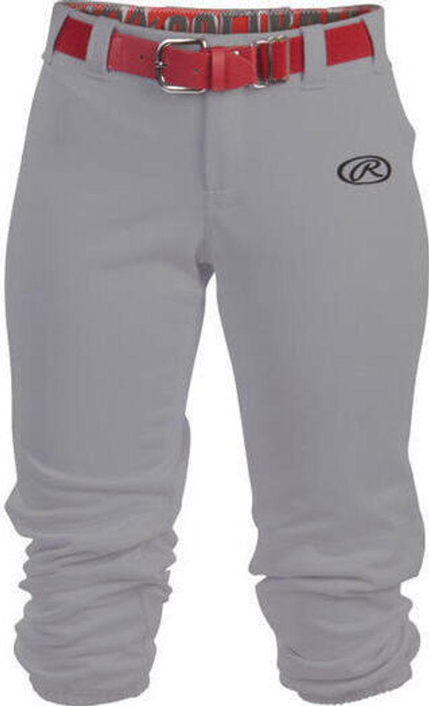 Rawlings WLNCH Women Belted Pant L Blue Grey Baseball/Softball Artikel