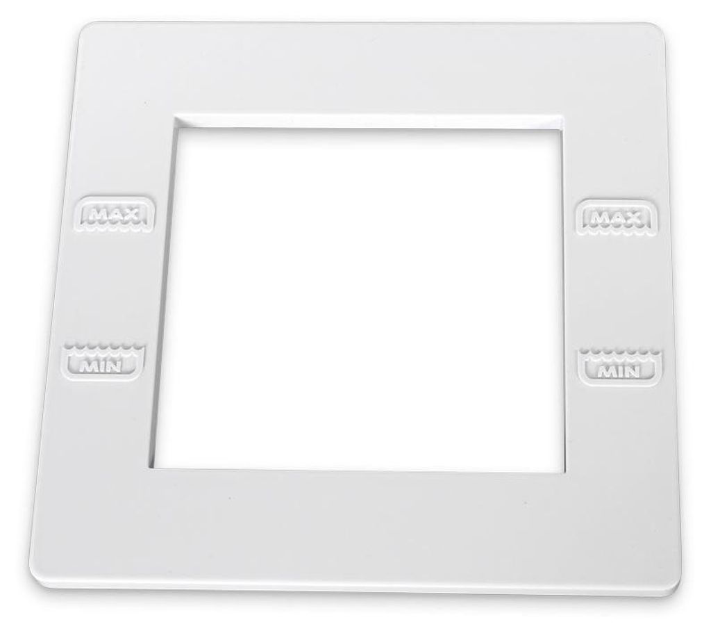 Skimmerblende für Miniskimmer, Innen 14,2x13,3 cm, Außen Produktbild 