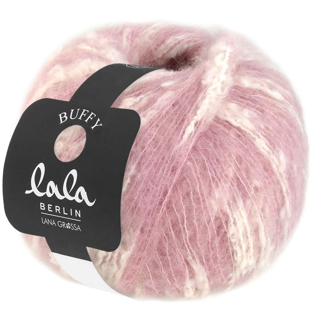 Lana Grossa lala Berlin Buffy, Farbe:002 - Rosé/Rohweiß Produktbild 