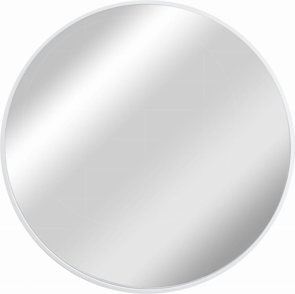 BD ART nástenné zrkadlo okrúhle zrkadlo 70 cm s bielym Obrázok produktu 
