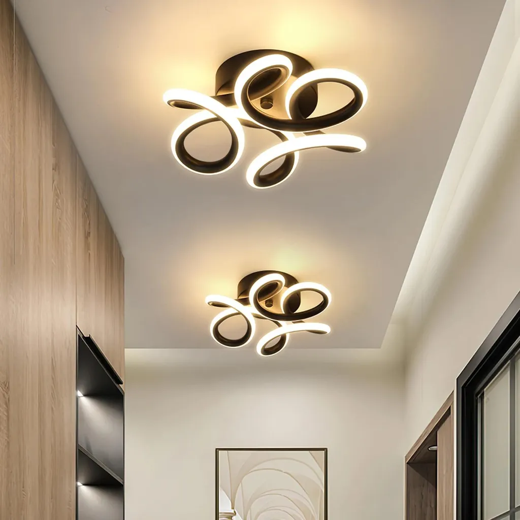 Luminaire Plafonnier LED 36W Design Rond - Éclairage de Plafond en Saillie