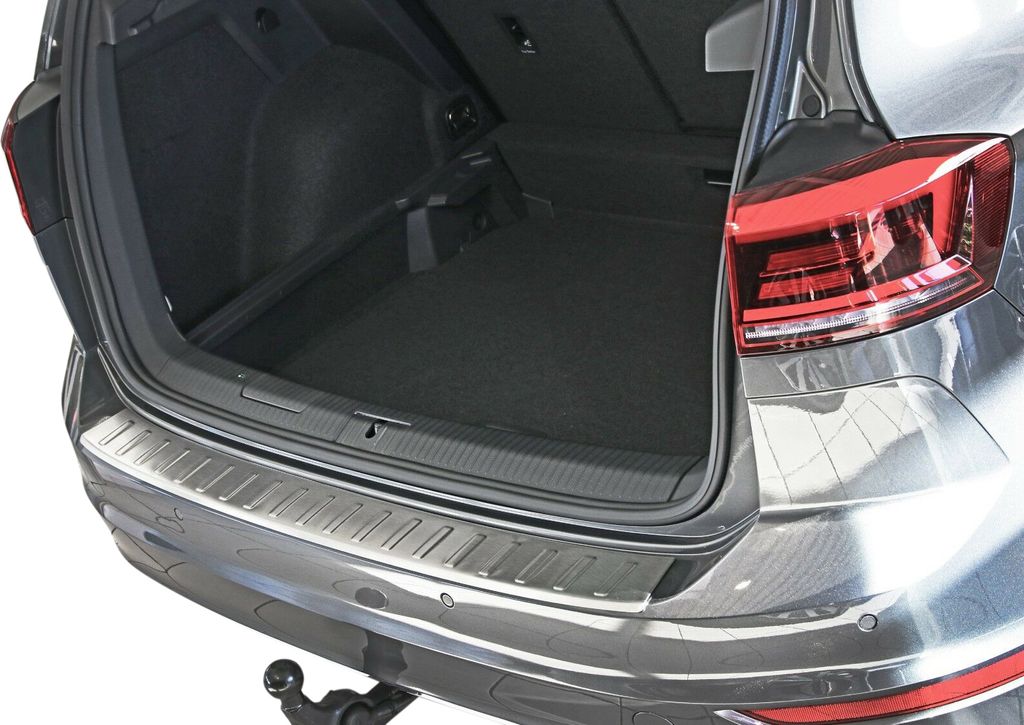 LADEKANTENSCHUTZ Edelstahl MATT Leiste Schutz für VW Golf Sportsvan ab 2014-