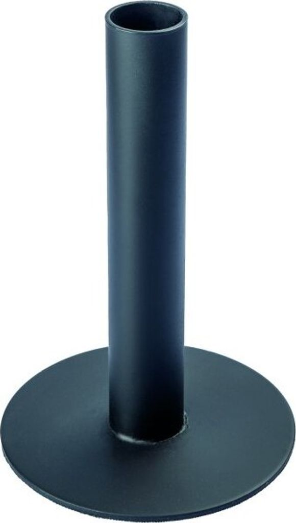 Kerzenständer Metall mittel für konische Kerzen Schwarz 120 x Ø 100mm