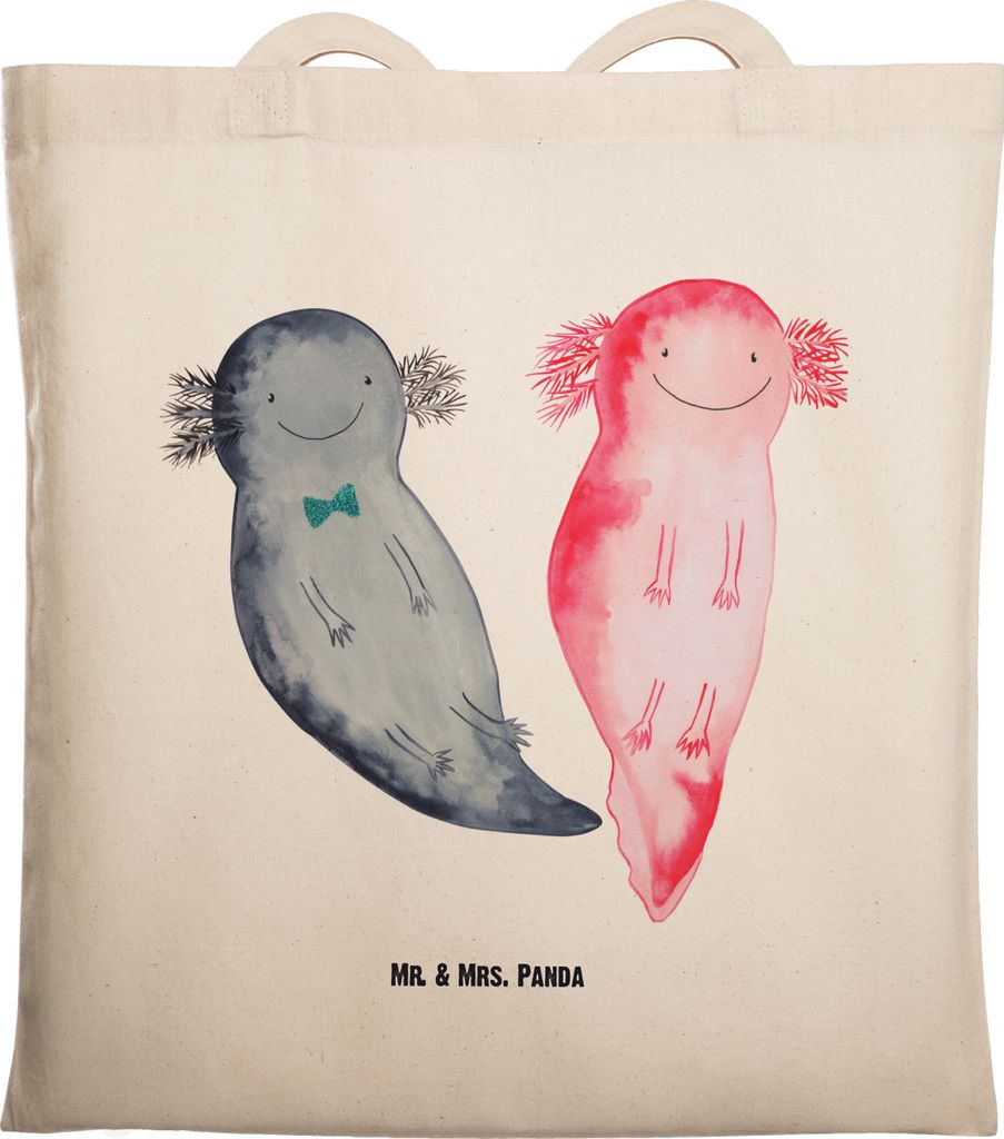 Mr. & Mrs. Panda Schultasche Axolotl Freundin - Transparent Produktbild 