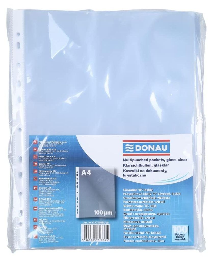 Fundas para folletos, formato A4, de plástico (PP), 100 Imagen del producto 