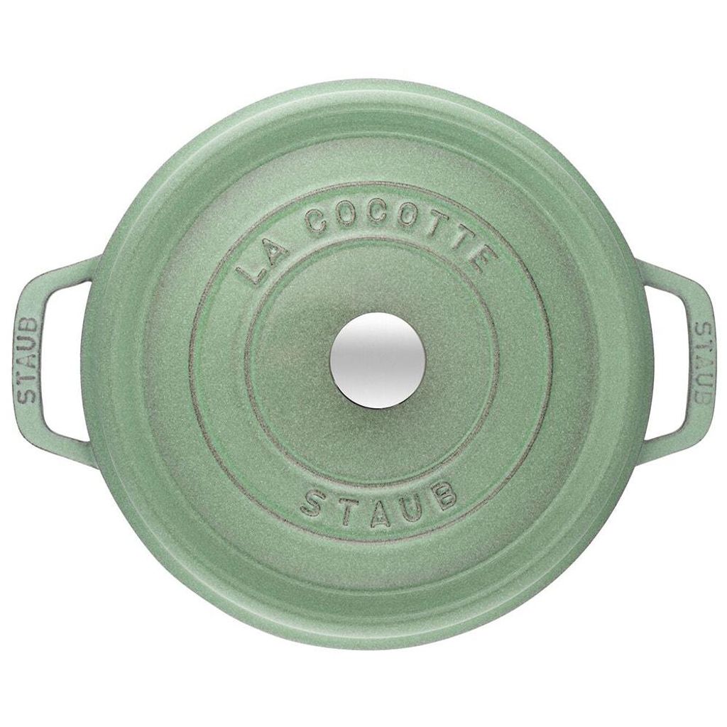 Staub cocotte, 28 cm | šalvějově zelená | kulatá | litina Obrázek produktu 