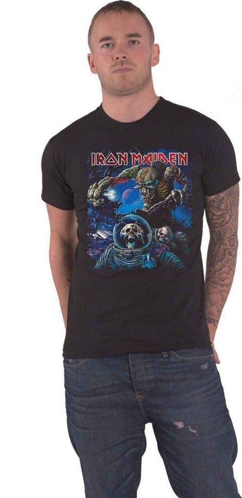 Iron Maiden - "Final Frontier" T-Shirt für Herren/Damen Uni RO1904 (XL) (Schwarz)