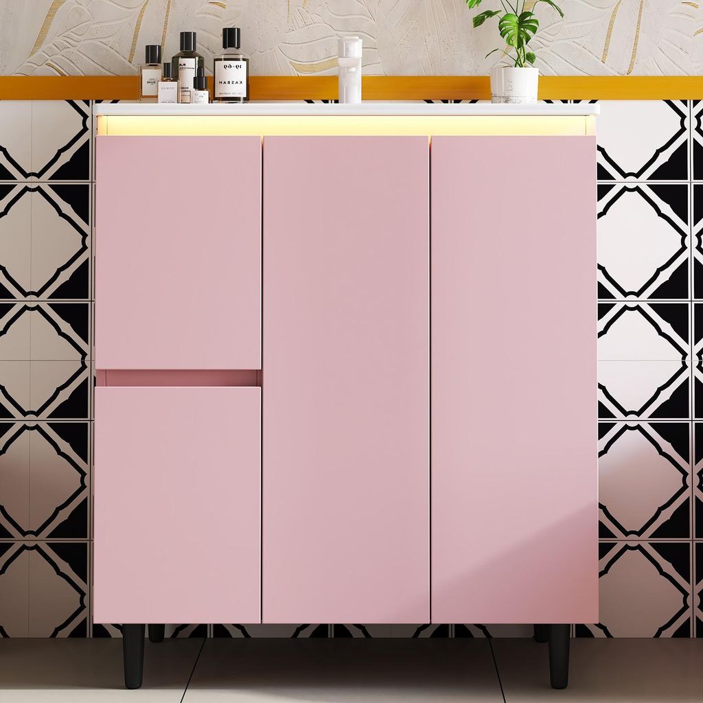 Flieks wastafel voor de badkamer met Productafbeelding 