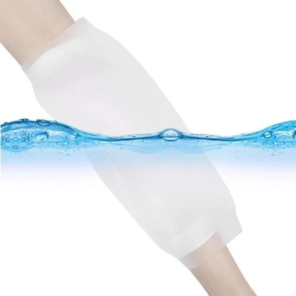 Manchette de douche bras étanche Taille L avec bague en silicone