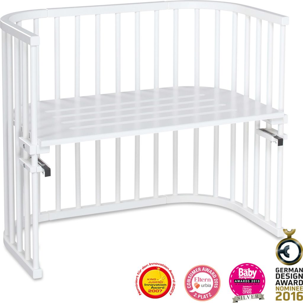 babybay Maxi Beistellbett, weiß lackiert Produktbild 8