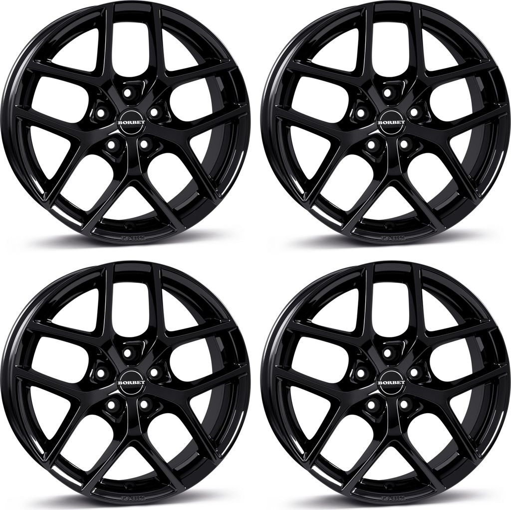 4 Borbet Felgen Y 8.0x18 ET40 5x100 SW für MG ZS 5x100 SW für MG ZS Aluräder