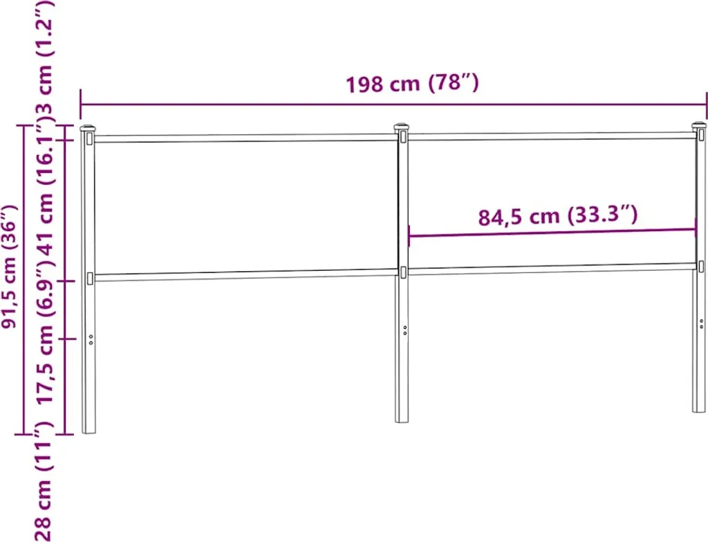 Tête de lit pour grand lit double 190 cm chêne brun rénovation chambre - 6