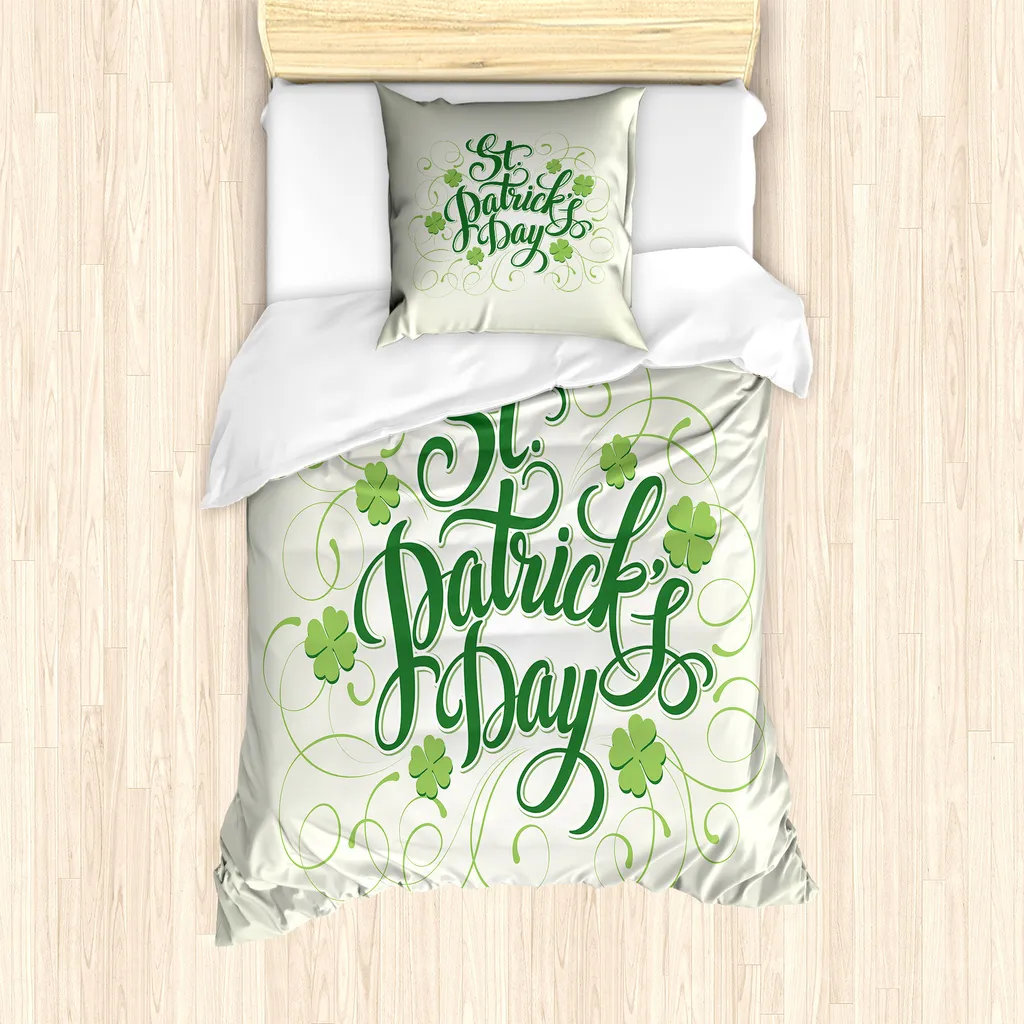 Set Copripiumino Swirl Art ABAKUHAUS Verde Lime 135x200 Design