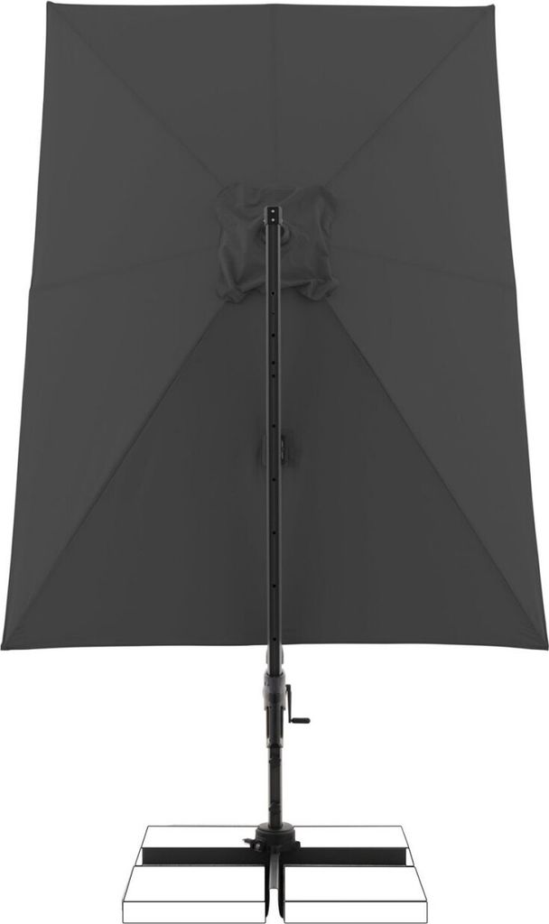 doppler Sonnenschirm ACTIVE Green Edit BHT 310x250x210 cm Ampelschirm