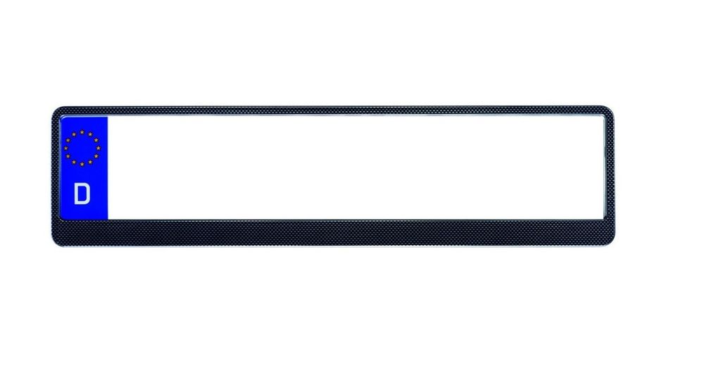 UTAL INTENSE Kennzeichenhalter carbon Image du produit 