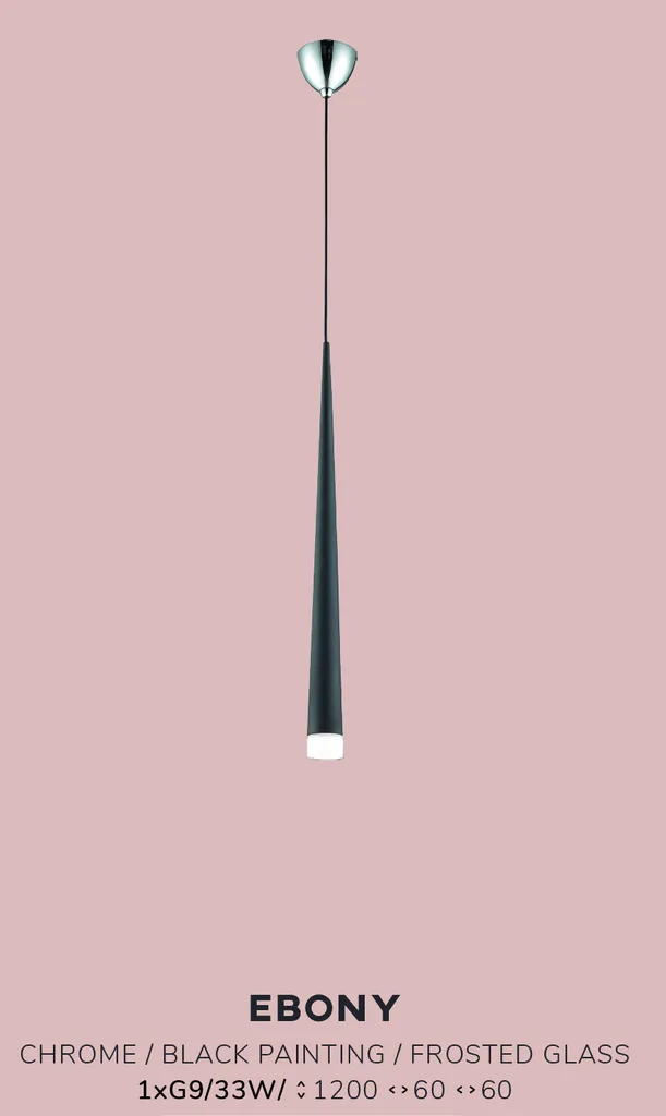 Éclairage Puissant Suspension EBONY 33W - Solution Design Grand Salon