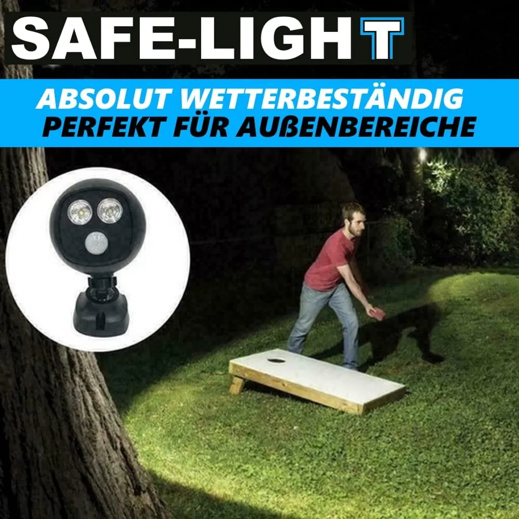 Offerta SAFE-LIGHT: Luce Sicurezza a Morsetto LED Multifunzionale - 5