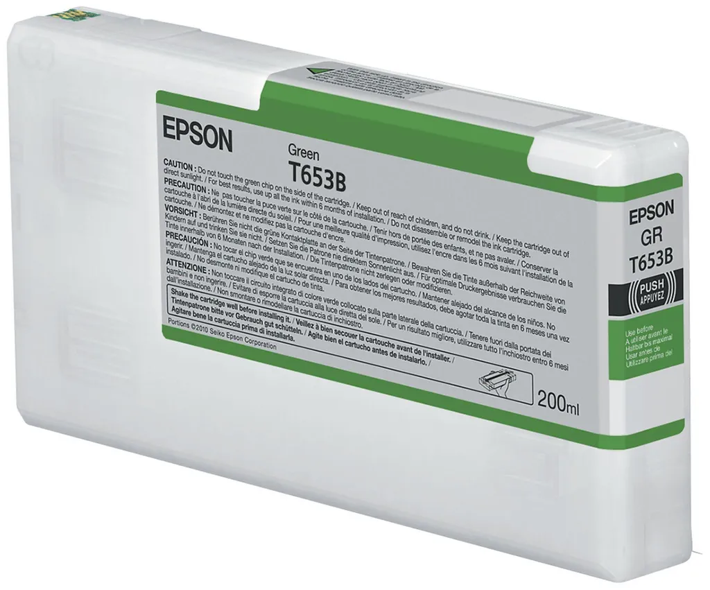 Epson T653B Vert 200ml : Idéal pour l'épreuvage et la photo d'art