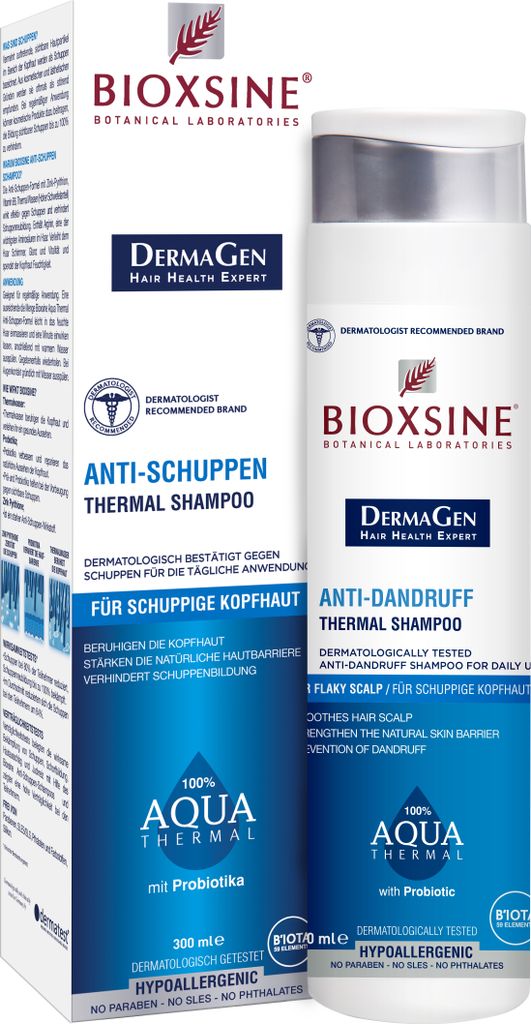 BIOXSINE Anti-Schuppen Thermal Shampoo 300ml Produktbild 