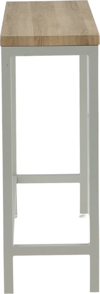 Table console Rise 30x110 cm finition frêne gris avec structure robuste - 10