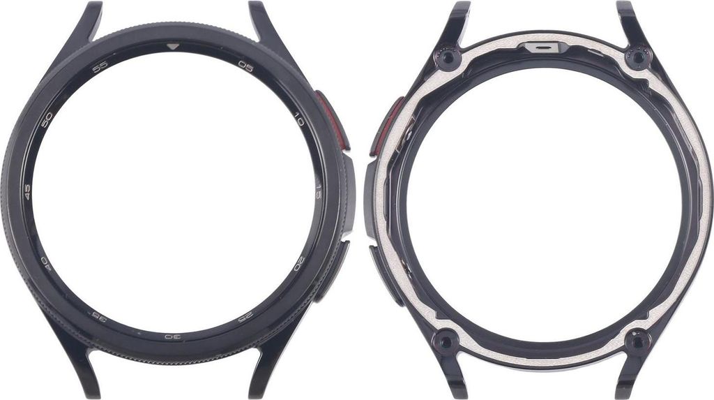 Für Samsung Galaxy Watch 6 Classic 47mm LCD Rahmen Bezel Plate Ersatz Schwarz