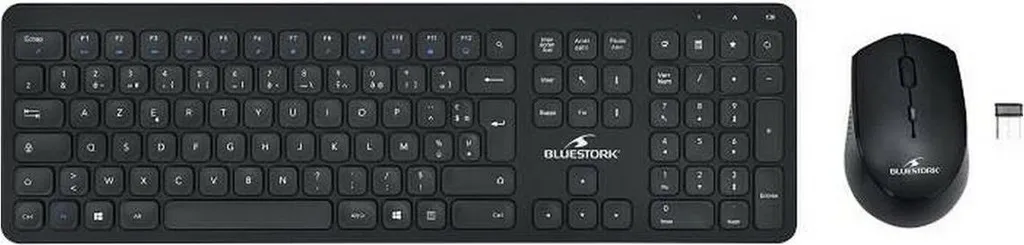 Ensemble Clavier Souris Bluestork Easy Slim AZERTY - Périphérique Bureau