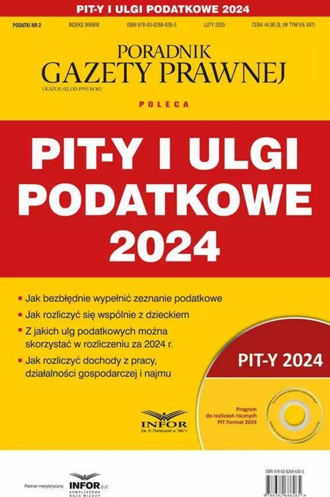 Pit-y i ulgi podatkowe 2024. Podatki 2/2025 - (Buch auf Polnisch)